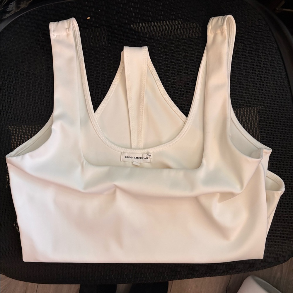 Good American White Bodysuit